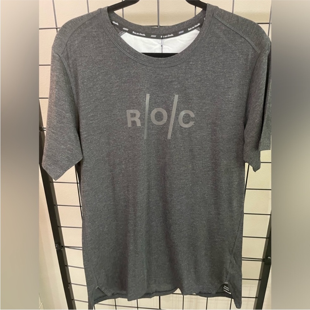 On Running Gray Short Sleeve Tee